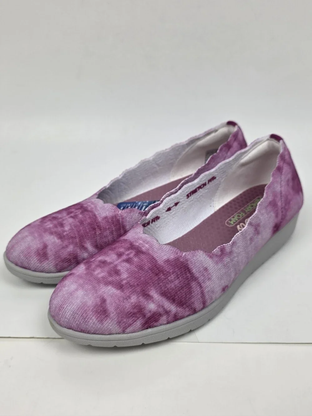 Skechers Cleo FLEX Wedge Tie Dye Pink NEW - 8.5 - Picture 6 of 12